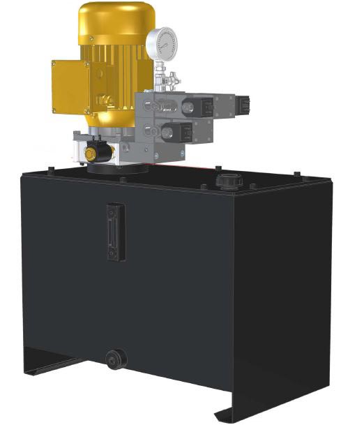 Centrale hydraulique sur mesure