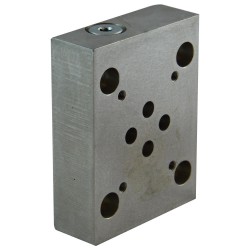 Plaque interm cetop 5 reduction cetop 3