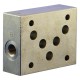 Plaque interm cetop 5 sortie A&B 1/4