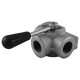 Manual valve - 3V - 3/8" - Closed center