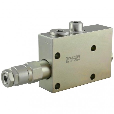 Flangeable single counterbalance valve