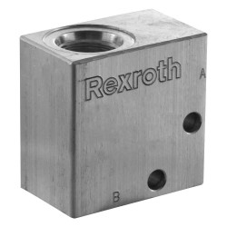 Block 3/8" aluminium cavity 018 standard