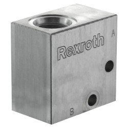 Block 1/4" aluminium cavity 018