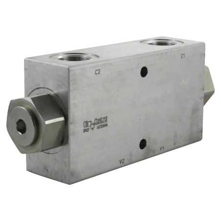 Dual pilot operated check valve 1/2" VSO DE 12 MP.8 bar - Components