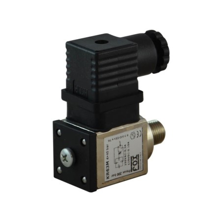 Pressostat   4 à 40 bar réglable NO/NF à membrane 1/4 conique