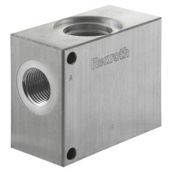 Block 1/2" aluminium cavity 017 commande manuelle