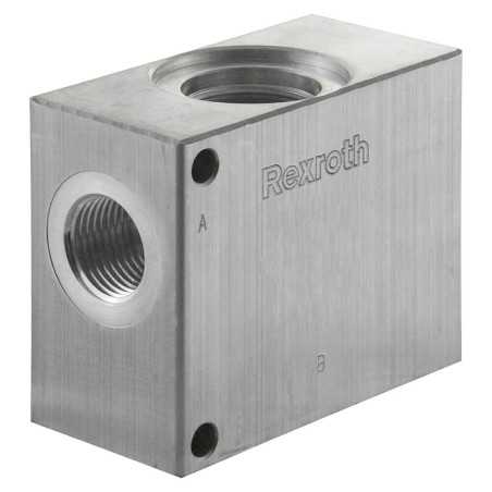 Bloc 1/2 alu cavité 017 cde manuelle - Bloc foré - Aluminium