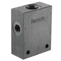 Block 1/4" aluminium cavity 058 - 4-way CA 08A 4N