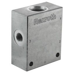 Bloc 1/4" aluminium cavité 078