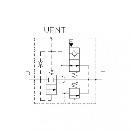 Bloc Bypass 200l/mn VSP19 VEI 8A NA VSAN 210 bar 3/4 avec secours