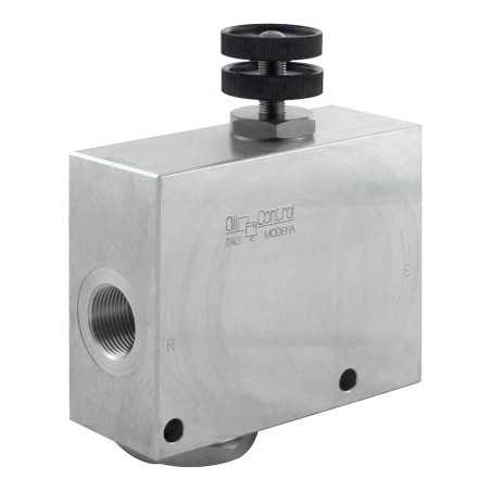 2-way flow regulator 1/2" - Flow control valve