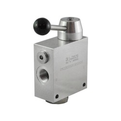 2-way flow regulator 1/2" with lever