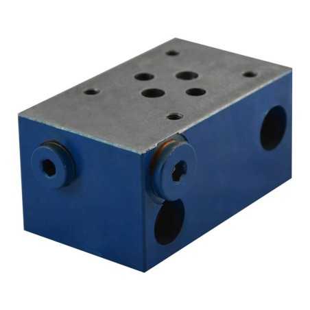 plate spécial cetop3 1él acier 3/8 plate de fermeture + PP 1/4" - Components