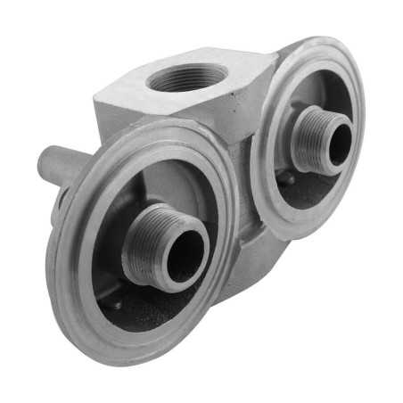 Filter head spin-on return dual parallel 1"1/2 by-pass 1,7b - Filtration