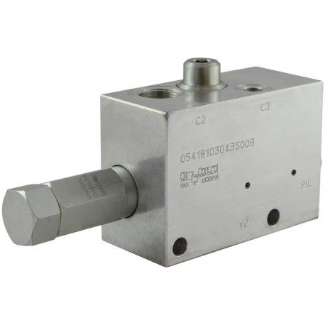 Counterbalance motor valve