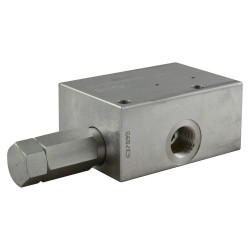 Counterbalance motor valve