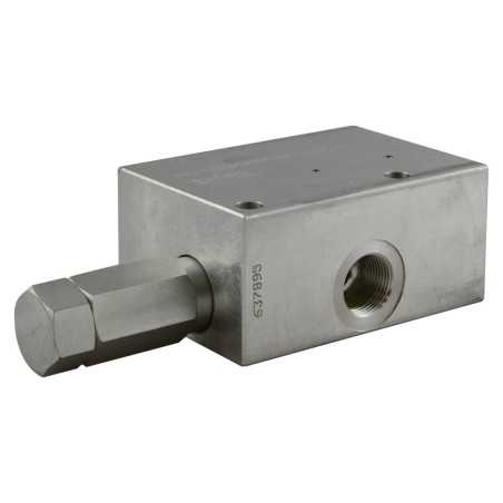 Counterbalance motor valve