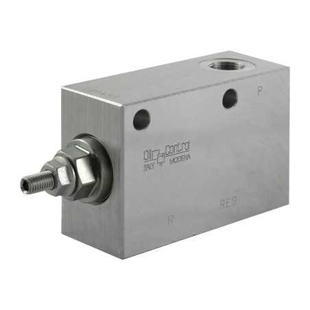 Pressure reducer 20l/mn block 3/8" VRP R 38 20 bar max - Pressure reducing Valve