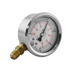Pressure gauge - Ø63 - -1 to 1.5 bar - vertical connection 1/4"