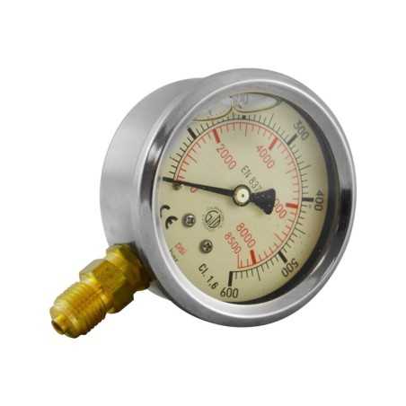 Pressure gauge - Ø63 - 0 to 60 bar - vertical connection 1/4"
