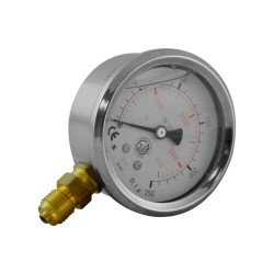 Pressure gauge - Ø63 - 0 à 250 bar - vertical connection 1/4"