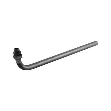 Tube aspiration diam 12 x1.25 coudé long 244 avec embout 3/8 soudé