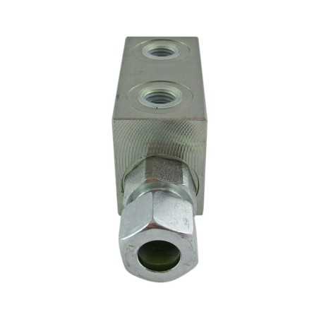 Dual pilot operated check valve 1/4 B2 7 2R tube 12L - Pilot operated valve