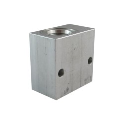 Block 3/8" aluminium special cavity 019E/V096001