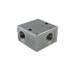 Block 3/8" aluminium special cavity 019E/V096001