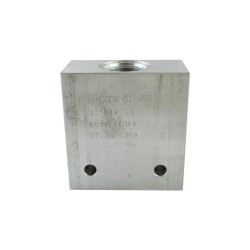 Bloc 1" aluminium cavité C16A - Bloc foré - Aluminium