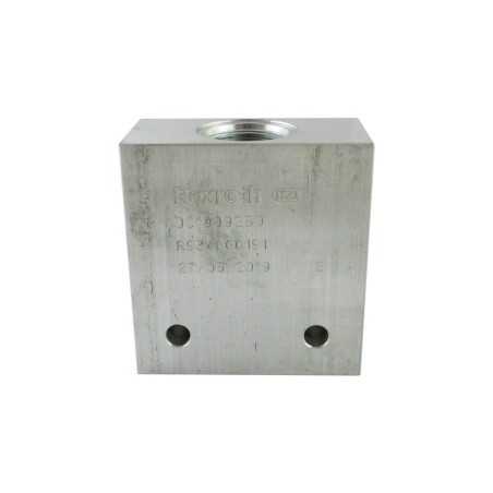 Bloc 1" aluminium cavité C16A - Bloc foré - Aluminium