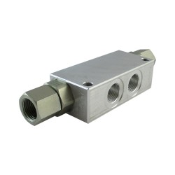 Dual pilot operated check valve 1/2" VSO DE L 12 MP 1:5.4 - Components