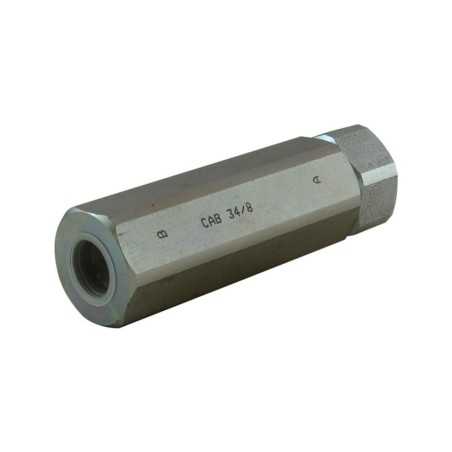 Unidirectionnal check valve dual action - Components