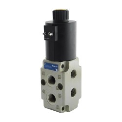 Déviateur 6V 90l/mn 1/2 VS271 6BI avec bobine C65 12Vc - Composants