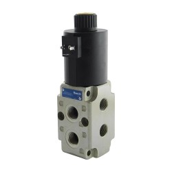 Déviateur 6V 90l/mn 1/2 VS271 6BI avec bobine C65 12Vc - Composants