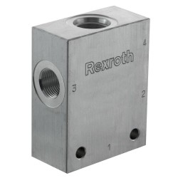 Bloc 3/8" aluminium cavité 058