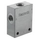 bloc hydraulique aluminium cavité 058 raccordement 3/8