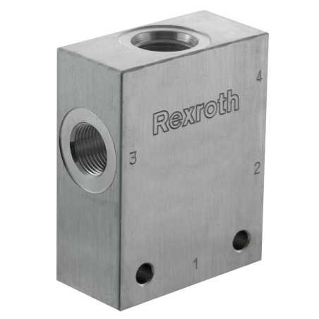Bloc 3/8" aluminium cavité 058 - Bloc foré - Aluminium
