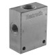 bloc hydraulique aluminium cavité 078 raccordement 3/8