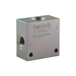 Bloc 3/8" acier cavité 077 - Bloc foré - Acier