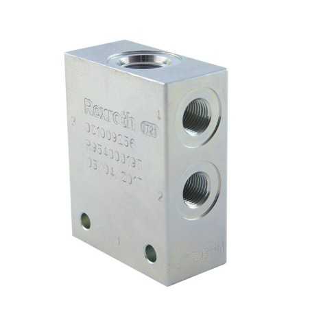 Bloc 1/4" acier cavité 058 - Bloc foré - Acier