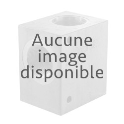 Bloc 3/8" acier cavité 058