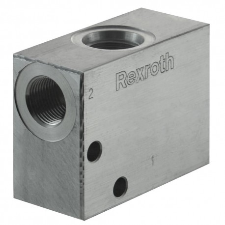 Bloc 3/8" aluminium cavité 018