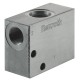 bloc hydraulique aluminium cavité 018 et CA 08 A2N manuelle