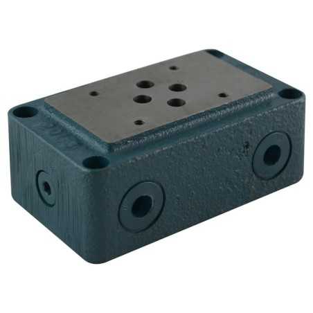 plate cetop3 1él acier 1/4 AB latérale et PT postérieur - Components