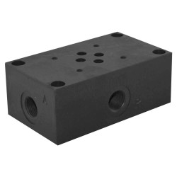 plate cetop3 1él acier 3/8 ABPT lat