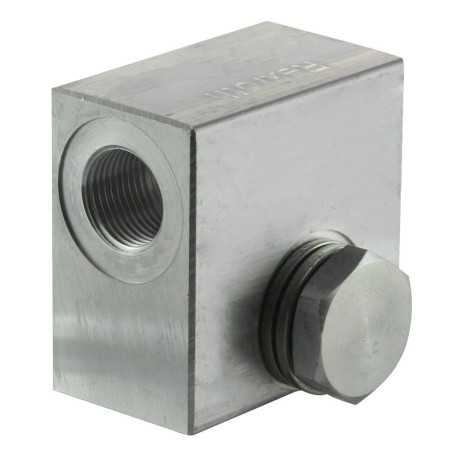 bloc hydraulique aluminium cavité 018  CA 08A 2N banjo