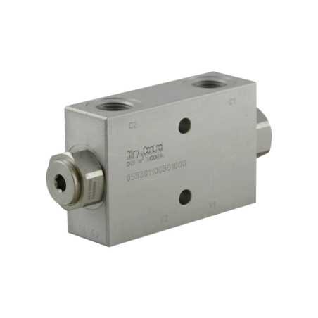 Clapet piloté Double effet 1/2" PO 8 bar oil control
