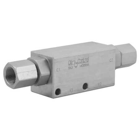 Dual pilot operated check valve 3/8 VSO DE L 38 MP 8 bar 1:9 - Components