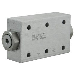 Dual pilot operated check valve 3/8 VSO DE N 38 FCB 38 (sans joint pilote) - Components